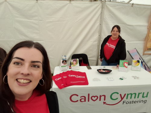 Lynsey and Karen at Pembroke Town and Country Show, Lamphey