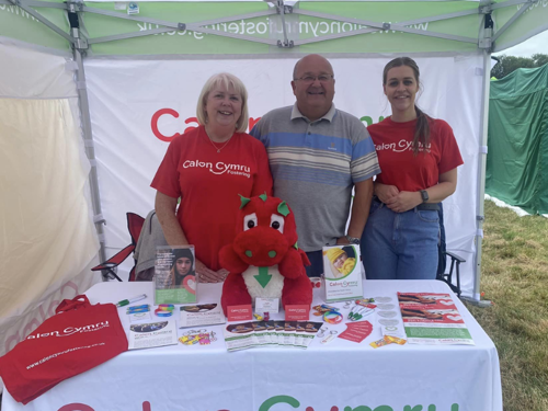 Gaynor, Lee and Ayesha at Bridgend Show